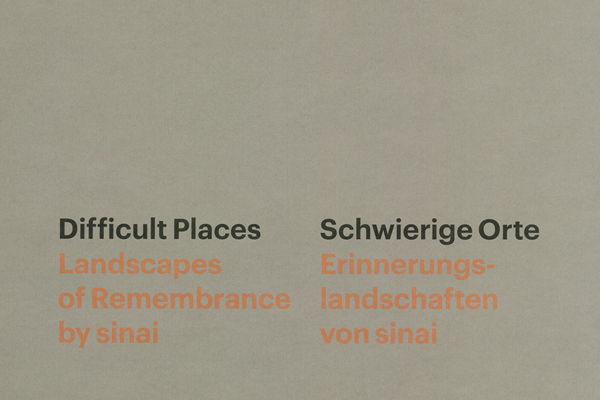 ERSCHEINUNG DES BUCHES DIFFICULT PLACES - SCHWIERIGE ORTE