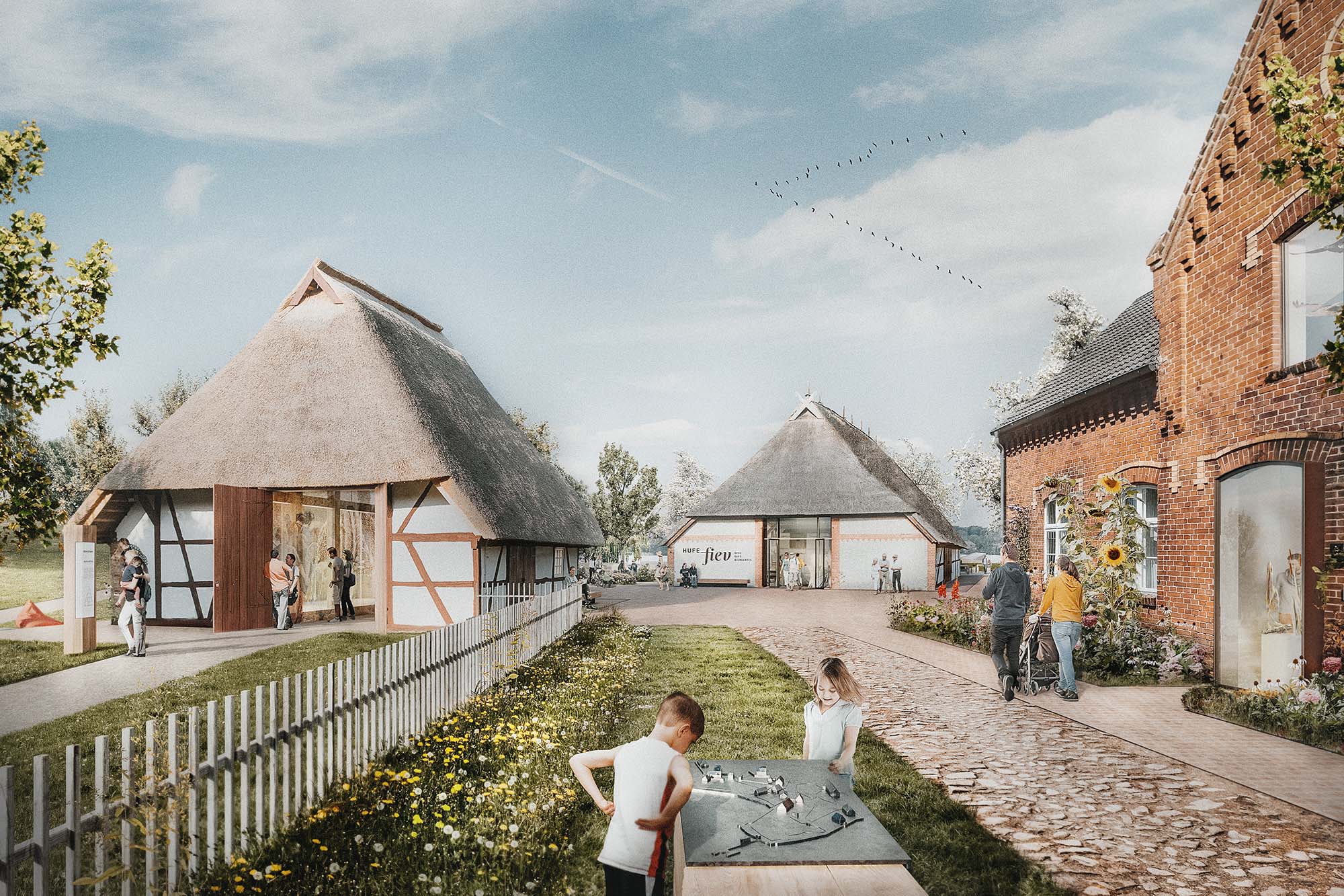 Rahmenplan Schwerin Mueß. Visualisierung: Lindenkreuz Eggert GbR, Dresden Rahmenplan Schwerin Mueß. Visualisierung: Lindenkreuz Eggert GbR, Dresden