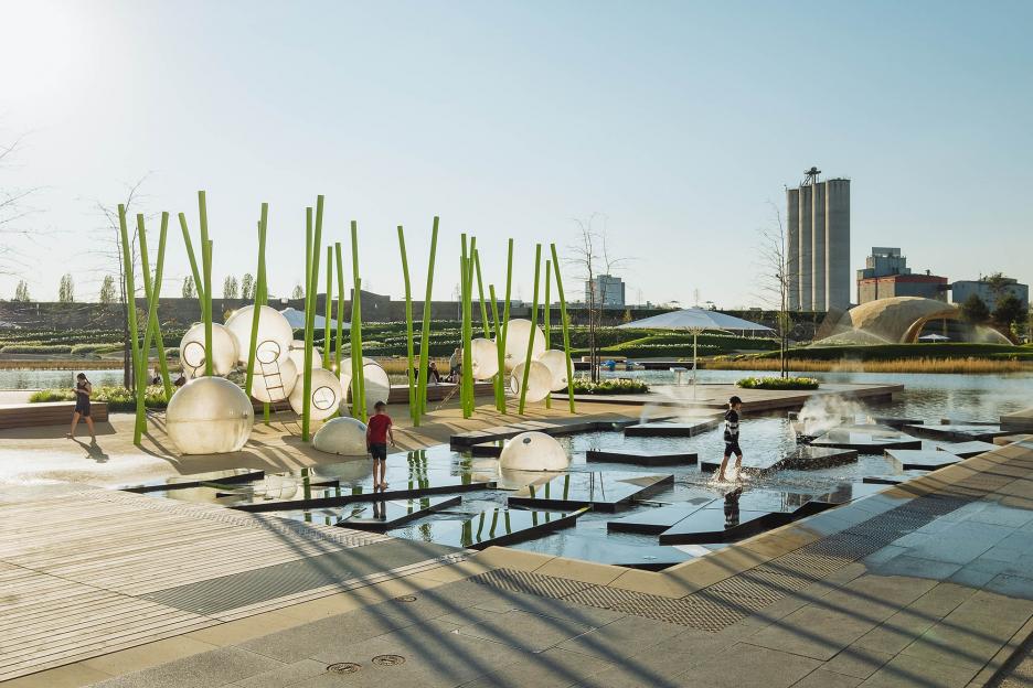 Wasserspielplatz Floßhafen
