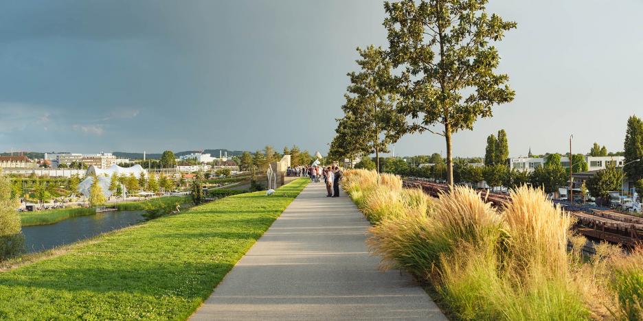 Skywalk auf dem Hafenberg