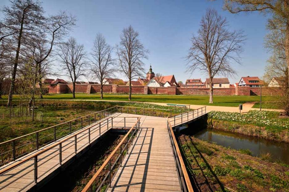 "Landschaftsfenster" auf der Dosseinsel
