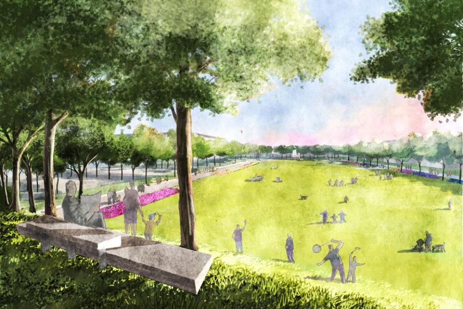 Visualisierung "Sphäre Wiese"