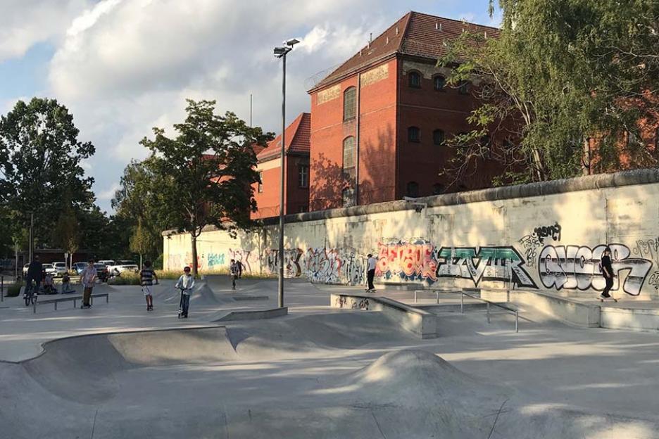 Skatepark im Sportpark Poststadion, BerlinMoabit sinai