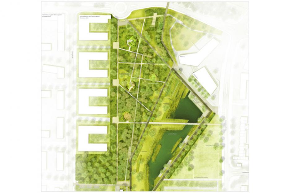 Parkbereich Wildnis - Lageplan