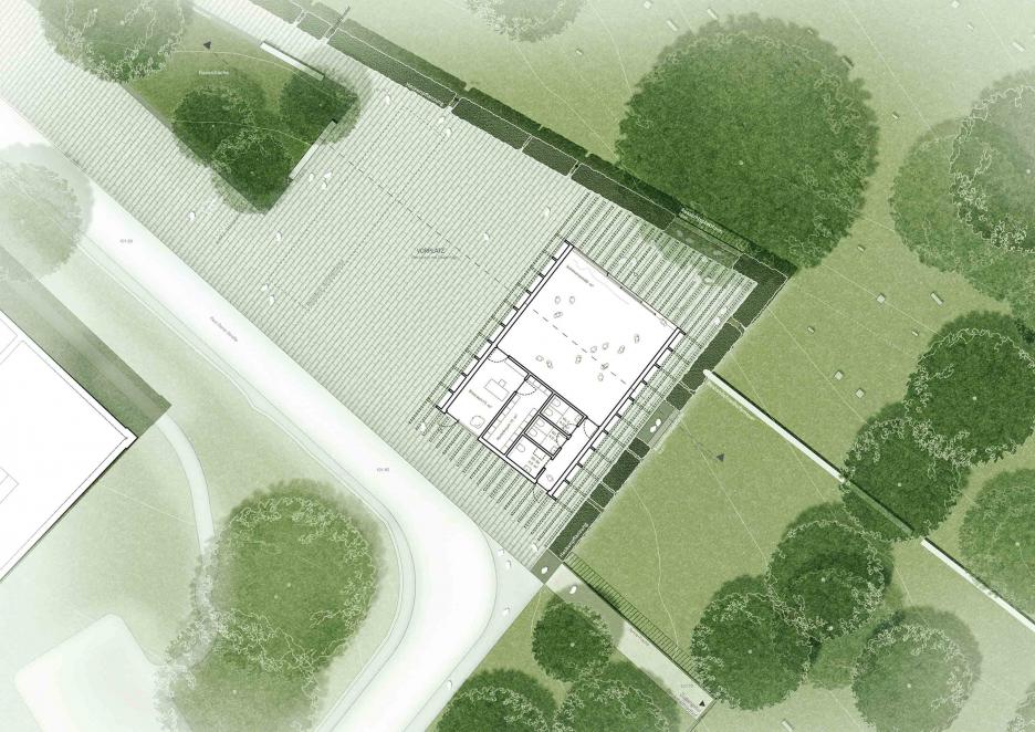 Detailausschnitt Denkmalfriedhof