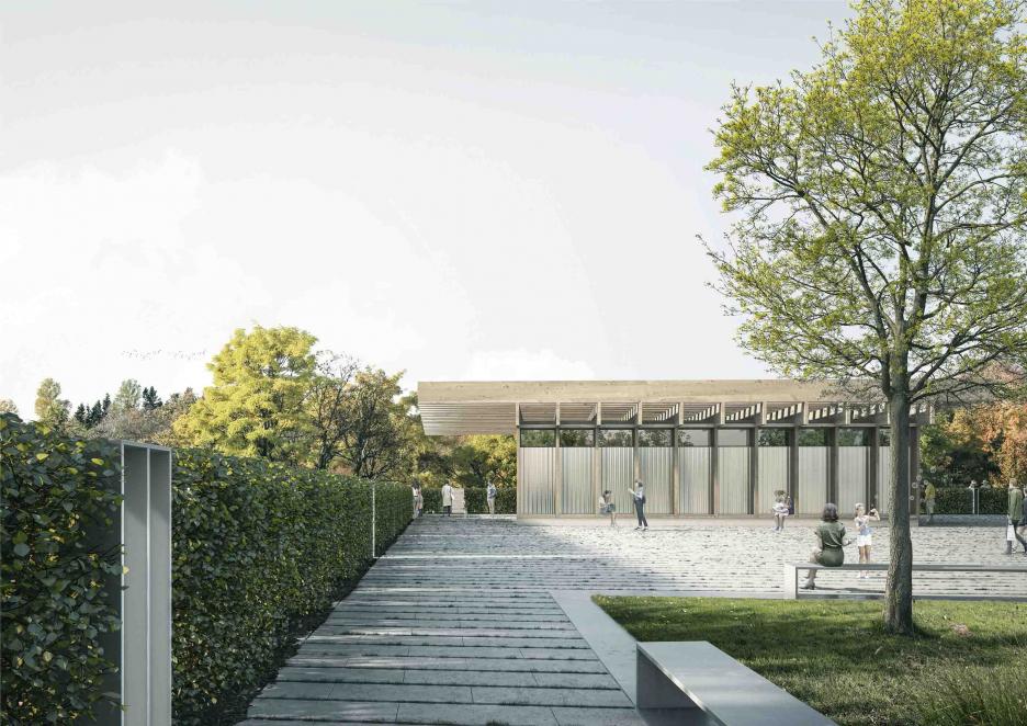 Perspektive Besucherzentrum