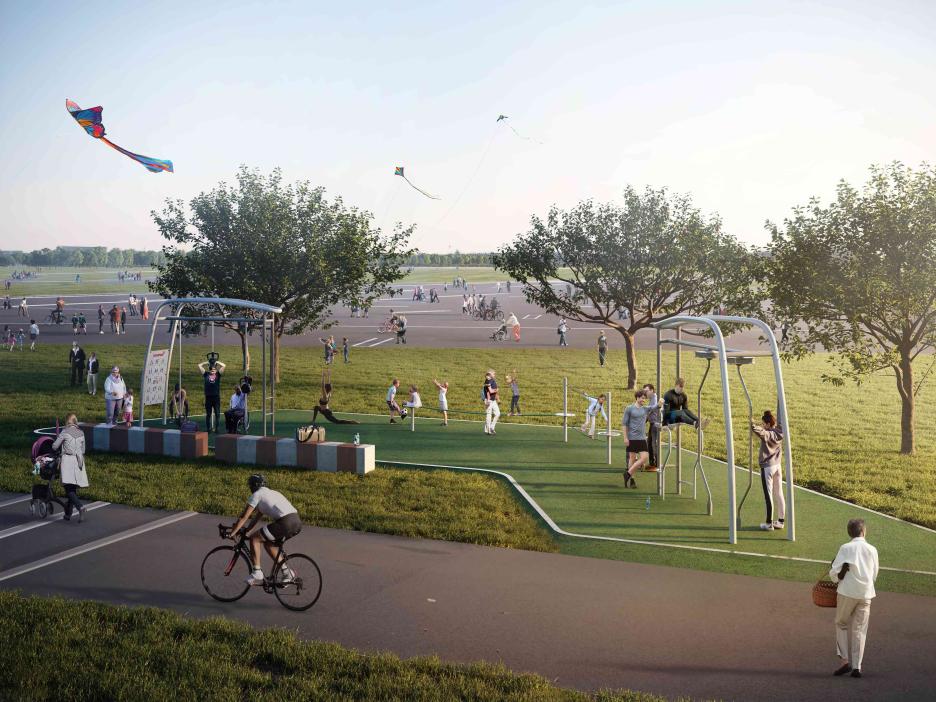 Bewegungsfläche im Süden / Visualisierung: bloomimages Berlin GmbH