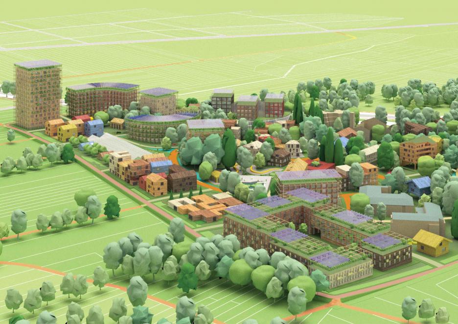 Vogelperspektive Südwest