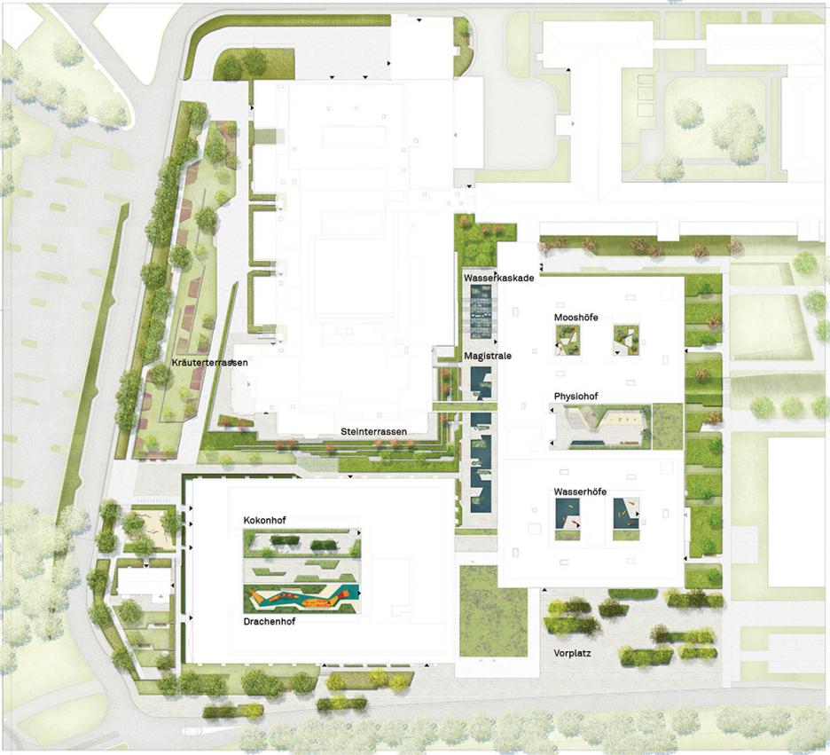 Lageplan Bereich West