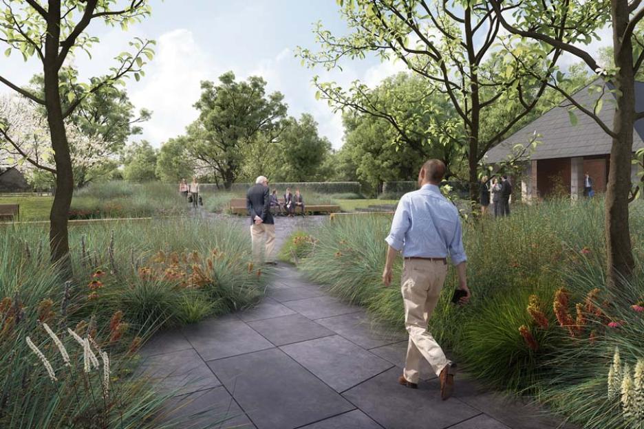 Visualisierung Tagungsgarten