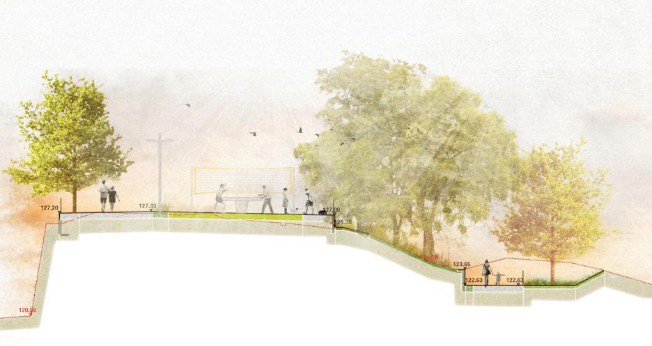 Polygraph mit Ballsportmöglichkeiten