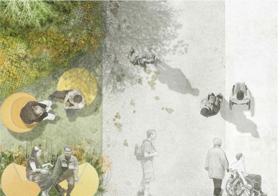 Detail "Freiraummöbel"