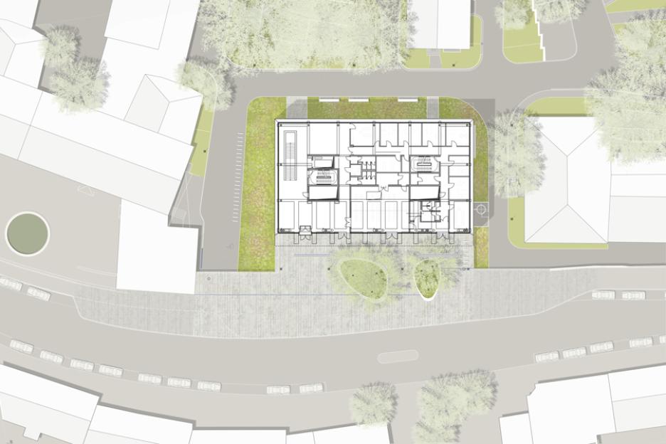 Lageplan Nano-Institut M 1:200