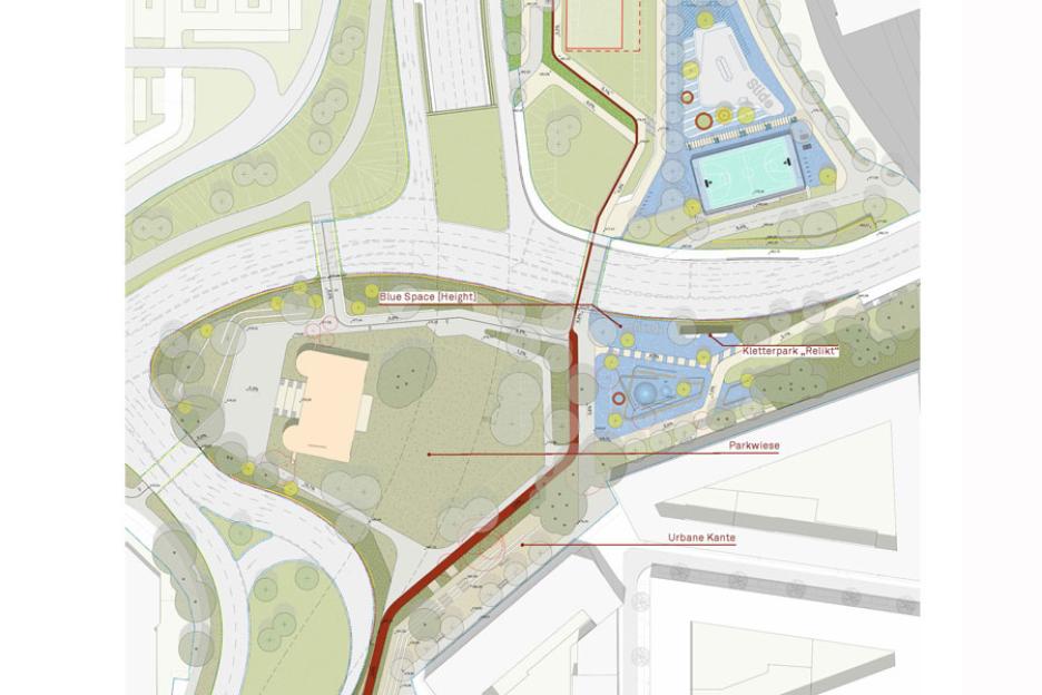 Teilbereich Blaubeurer Tor und Bahnpark