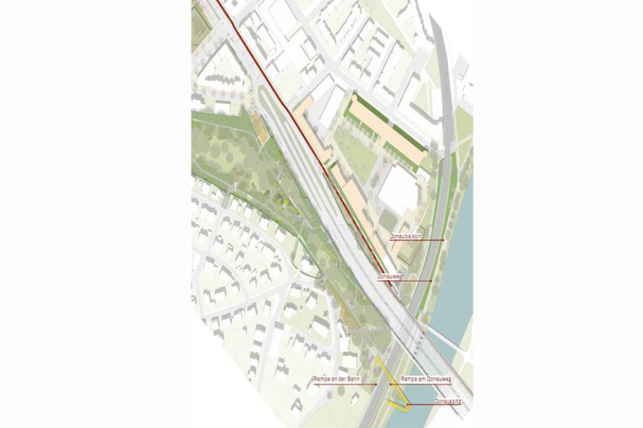 Teilbereich Donaubastion | Donauspitz und Donauufer