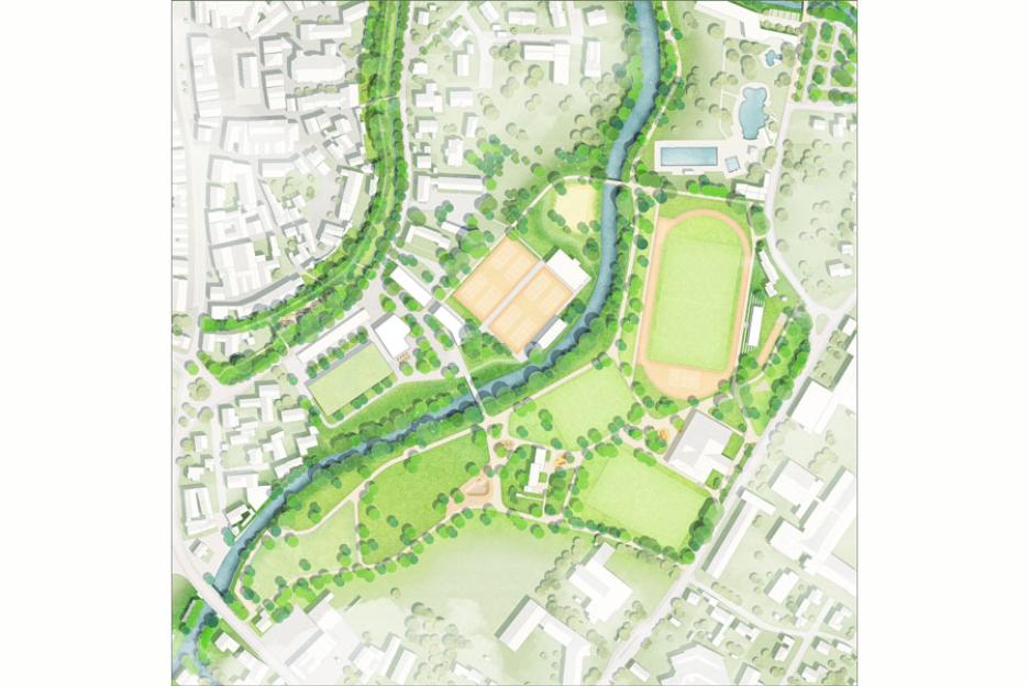 Lageplan Park an der Paar